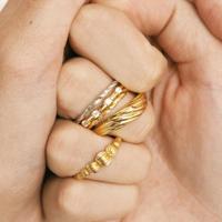 Dames ring 24KAE 124138Y/54 Gouden 14 - thumbnail