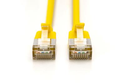 Digitus DK-1632-A-030S-Y RJ45 Netwerkkabel, patchkabel CAT 6A F/FTP 3 m Geel Kleurcodering, Afgeschermd, Meerdradig, Met anti-kniktule 1 stuk(s) Digitus DK-1632-A-030S-Y RJ45 Netwerkkabel, patchkabel CAT 6A F/FTP 3 m Geel Kleurcodering, Afgeschermd, Meerdradig, Met anti-kniktule 1 stuk(s)