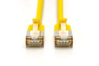 Digitus DK-1632-A-030S-Y RJ45 Netwerkkabel, patchkabel CAT 6A F/FTP 3 m Geel Kleurcodering, Afgeschermd, Meerdradig, Met anti-kniktule 1 stuk(s) - thumbnail