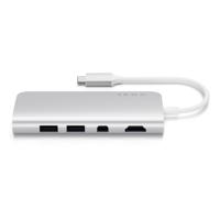 Satechi ST-TCMM8PAS USB-C dockingstation - thumbnail