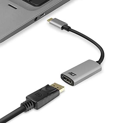 ACT USB-C naar DisplayPort female adapter 4K @ 60Hz ACT USB-C naar DisplayPort female adapter 4K @ 60Hz