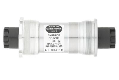 Shimano BB-5500 Trapas 109,5 mm ITA - Zilver Shimano BB-5500 Trapas 109,5 mm ITA - Zilver