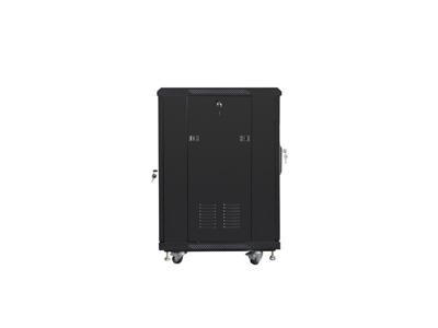 Lanberg FF01-6615-12B rack 15U Vrijstaande rek Zwart