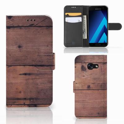 Samsung Galaxy A5 2017 | Book Style Case | Old Wood