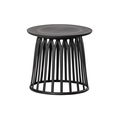 WOOOD Outdoor Bijzettafel 'Boy' 50cm, kleur Zwart WOOOD Outdoor Bijzettafel 'Boy' 50cm, kleur Zwart
