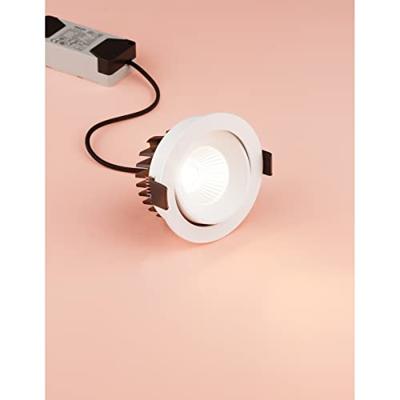Lyora Witte inbouwspotBlade Ø 9cm richtbaar - 9232117
