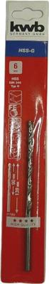 kwb 217060 HSS Spiraalboor 6 mm Gezamenlijke lengte 139 mm DIN 340 Cilinderschacht 1 stuk(s)