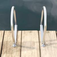 xl Dock ladder Zilver 45 x 11.5 x 190 cm Aluminium - thumbnail