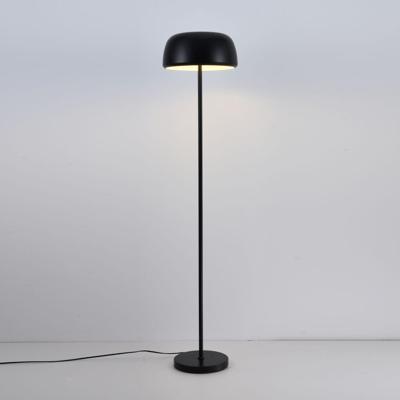 Staande lamp Voryn nero l - E27-fitting - IP20 voor binnen - Mushroom vloerlamp - Paddenstoel