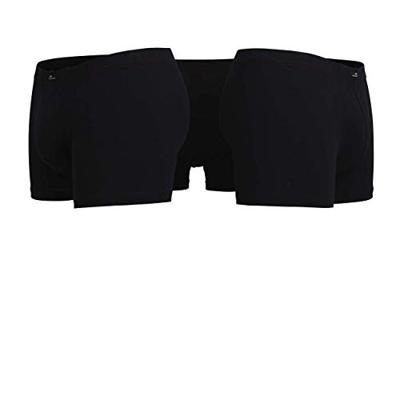 3-pack 100% biologisch katoen - heren boxershorts - Zwarte heren onderbroeken