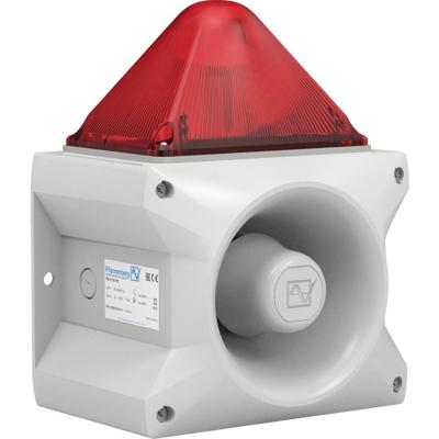 Pfannenberg Optisch-akoestische signaalgever PA X 10-10 24 DC RD 7035 Rood 24 V/DC 110 dB