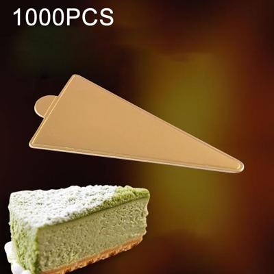1000 stuks klein driehoekje Cake kartonnen Pad dikke stijve gouden Cake Mousse Cake Mat 1000 stuks klein driehoekje Cake kartonnen Pad dikke stijve gouden Cake Mousse Cake Mat