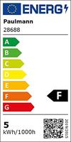 Paulmann 28688 LED-lamp Energielabel F (A - G) E14 Kaars 4.8 W = 40 W Warmwit (Ø x h) 35 mm x 120 mm 1 stuk(s) - thumbnail