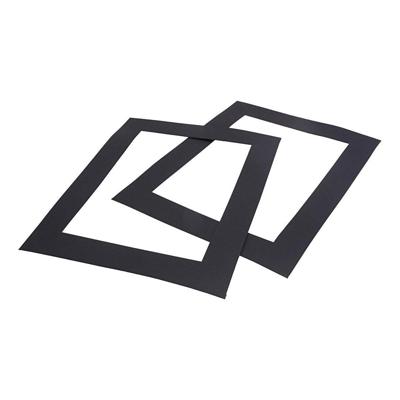 Creativ Company Passepartouts, a4, afm 28,5x37 cm, 500 gr, zwart, 100 stuk/ 1 doos