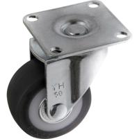 TOOLCRAFT TO-5137866 Zwenkwiel met schroefplaat 50 mm TPR Draagvermogen (max.): 50 kg - thumbnail