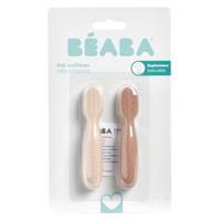 Set van 2 oefenlepels BEABA van beige - thumbnail