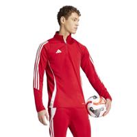 adidas Tiro 24 Trainingstrui 1/4-Zip Rood Wit - thumbnail