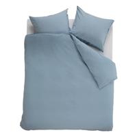 Beddinghouse Organic Basic Dekbedovertrek 200 x 200/220 cm - Blauw - thumbnail