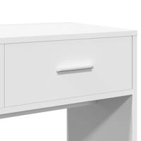 Kaptafel met spiegel 80x39x80 cm wit - thumbnail