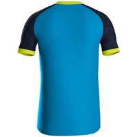 JAKO 4224 Shirt Iconic Km - Jako-Blauw/Marine/Fluogeel - 3XL - thumbnail