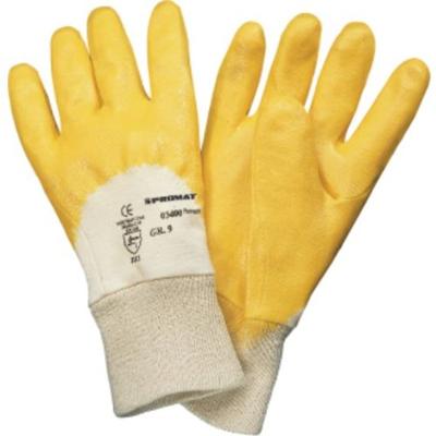 Promat/Tecwerk Handschoen | Ems | maat 9 geel | bijzonder hoogwaardige nitril coating | EN 388 PSA-categorie II - 4000371275