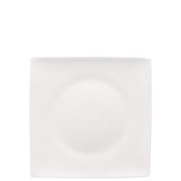 ROSENTHAL - Jade Pure White - Bord 23 cm vierkant vlak - thumbnail