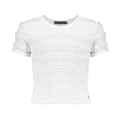 Rozy Lace Tee Clear White