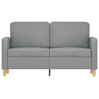 Tweezitsbank 120 cm stof lichtgrijs - thumbnail