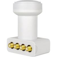 MegaSat HD-Profi Quad LNB Aantal gebruikers: 4 Feed-opname: 40 mm vergulden aansluiting, Weerbestendig Wit - thumbnail