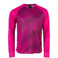 Stanno 415004 Vortex Keeper Shirt Long Sleeve - Magenta-Black - M - thumbnail