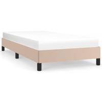 Bedframe kunstleer cappuccinokleurig 100x200 cm - thumbnail