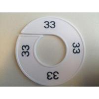 Maatring wit/zwart 33 - thumbnail