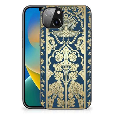 iPhone 14 Plus Bloemen Hoesje Beige Flowers
