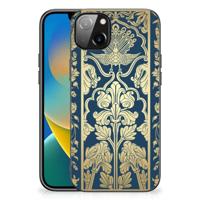 iPhone 14 Plus Bloemen Hoesje Beige Flowers - thumbnail