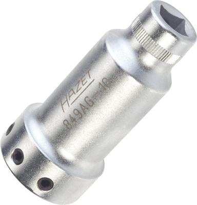 HAZET Houder 849AG-10 · 3/8 inch (10 mm) vierkant hol · Lengte: 68 mm HAZET Houder 849AG-10 · 3/8 inch (10 mm) vierkant hol · Lengte: 68 mm
