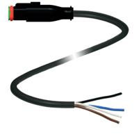 Pepperl+Fuchs 305290 Sensor/actuator connector, geassembleerd Aantal polen (sensoren): 4 3 m 1 stuk(s) - thumbnail