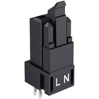 WAGO 890-3102 Netstekker WINSTA MINI Bus, inbouw verticaal 16 A Blauw 100 stuk(s) - thumbnail