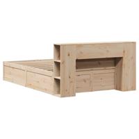 Bedframe zonder matras massief grenenhout 140x190 cm - thumbnail