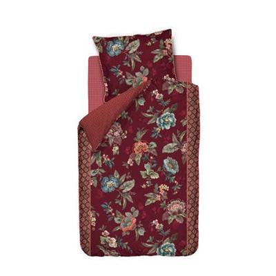 Pip Studio dekbedovertrek Poppy Stitch Red
