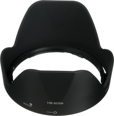 Caruba HB-N106 zonnekap zwart Caruba HB-N106 zonnekap zwart