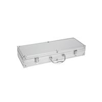 BARBECUEGEREEDSCHAPSET RVS 4 DLG, IN ALUMINIUM KOFFER 46X16X8CM - thumbnail