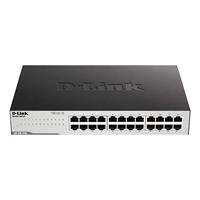 D-Link GO-SW-24G Unmanaged L2 Gigabit Ethernet (10/100/1000) 1U Black - thumbnail