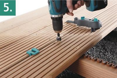 Wolfcraft 6960000 Terrasboorset