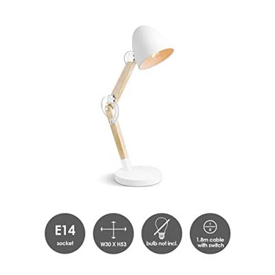 Light depot - tafellamp Petto - wit - Outlet