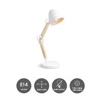 Light depot - tafellamp Petto - wit - Outlet - thumbnail