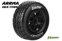 Louise SC-ROCKET Shortcourse Banden Set - Soft - Zwart - Hex 17mm - thumbnail