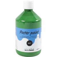 Creativ Company Tempera verf mat, donkergroen, 500 ml/ 1 fles - thumbnail
