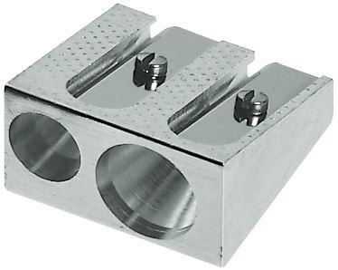 Faber Castell puntenslijper metaal dubbel