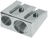 Faber Castell puntenslijper metaal dubbel - thumbnail