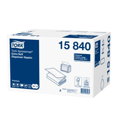 Servet tork n4 xpressnap premium 2laags wit 15840 | 8 stuks